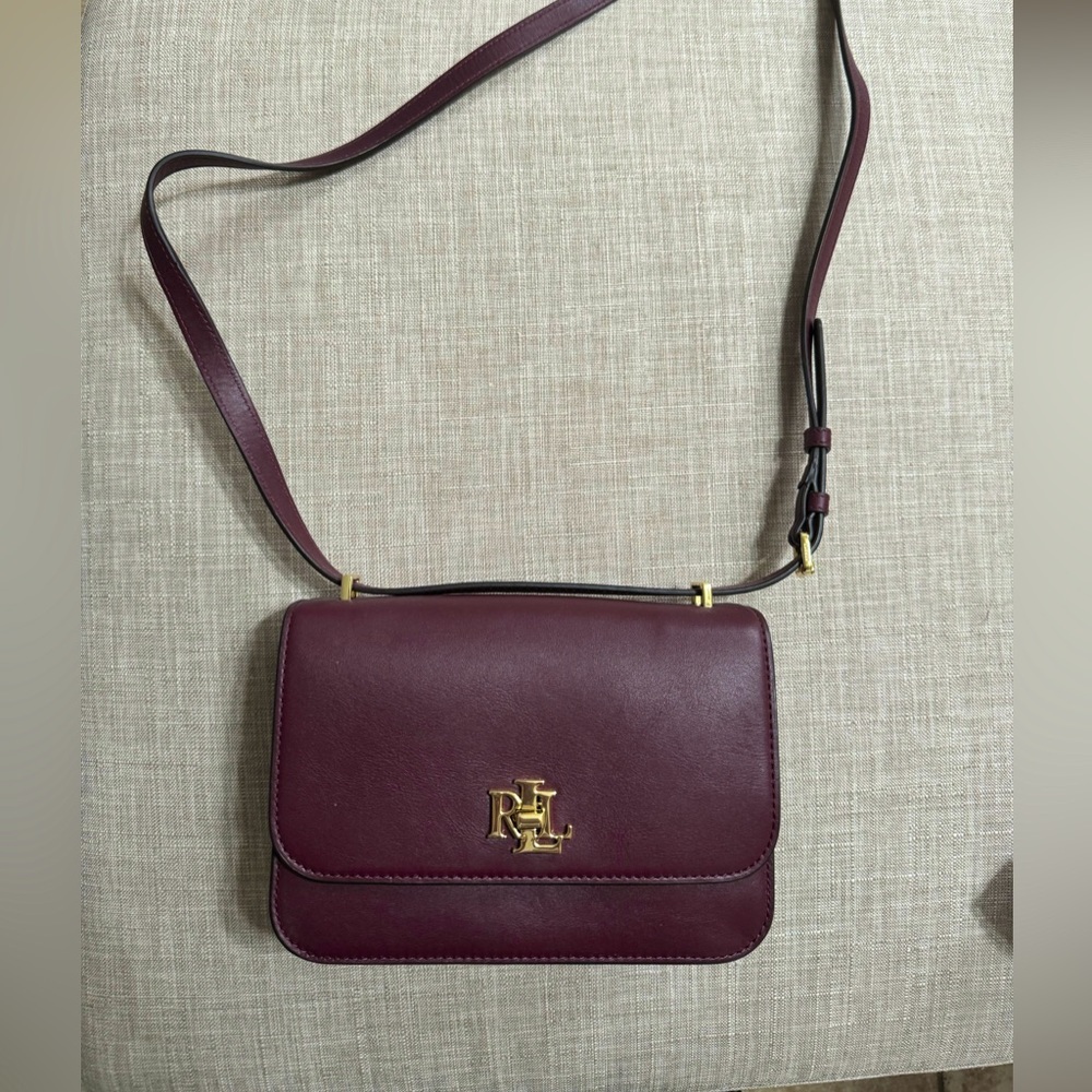 Ralph Lauren Sophie Leather Convertible Bag